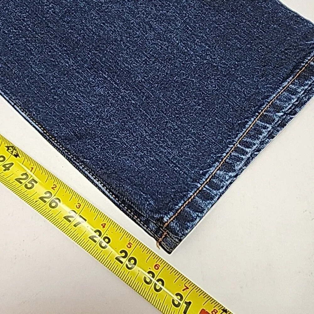 Carhartt Jeans Men Size 42 x 30 Relaxed Fit Dark Wash Cotton Blue Denim BD5119